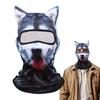 Cat Ski Mask Balaclava - 3D Animal Print Full Face Mask for Kids and Adults, Stretchy Breathable Fabric, Cute Cat Design