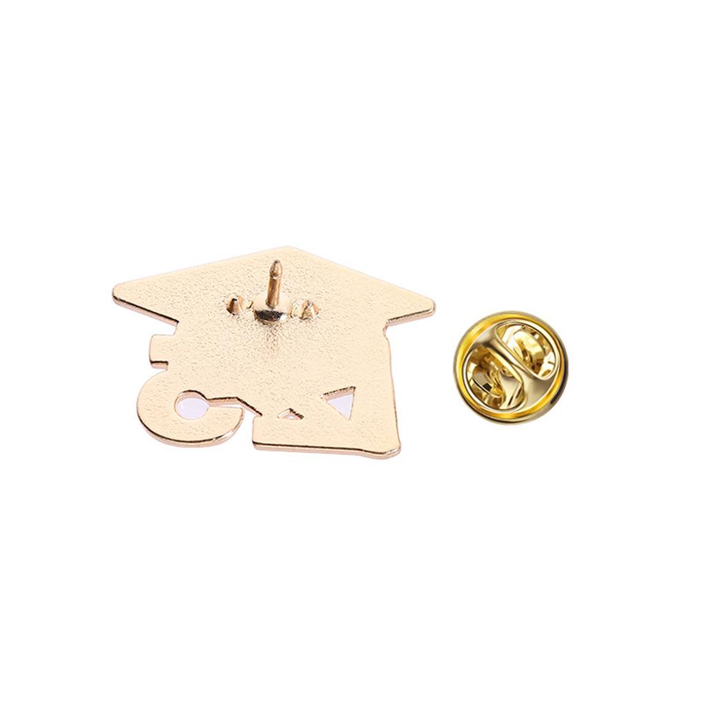 Graduation Cap Brooch Set Elegant Alloy Hat Lapel Pins Graduation Hat Pin For 2025 Graduate Women Celebrations