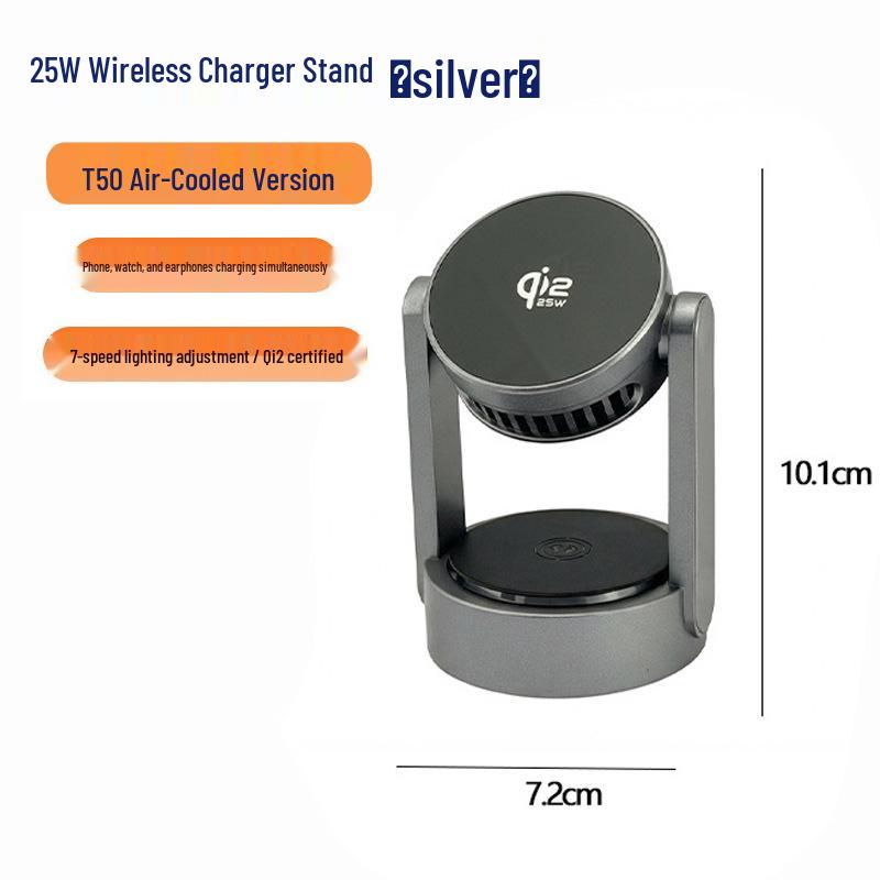 Magnetic Wireless Desktop Phone Charger Holder – CE/FCC/RoHS Certified, Customizable