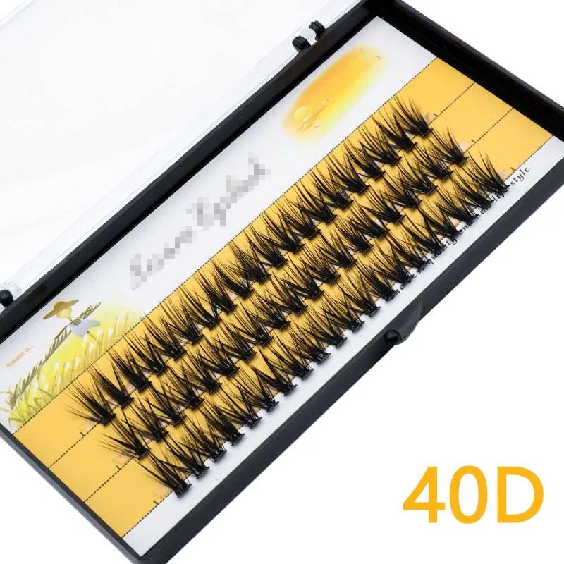 1 Box/36 Bundles of 40D Fake Eyelashes Mink Individual  Eyelashes Natural Thick lashes,Eyelash Extensions for Make Up