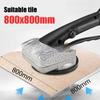 1000W 80x80cm Vibrator für Fliesen Verfliesen Putzen Maschine Fliesenlegen mit 2500mAh Akku Automatischer Bodenrüttler