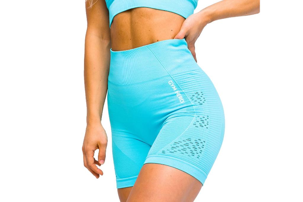 GymHero California Cute Shorts, Womens blue Shorts