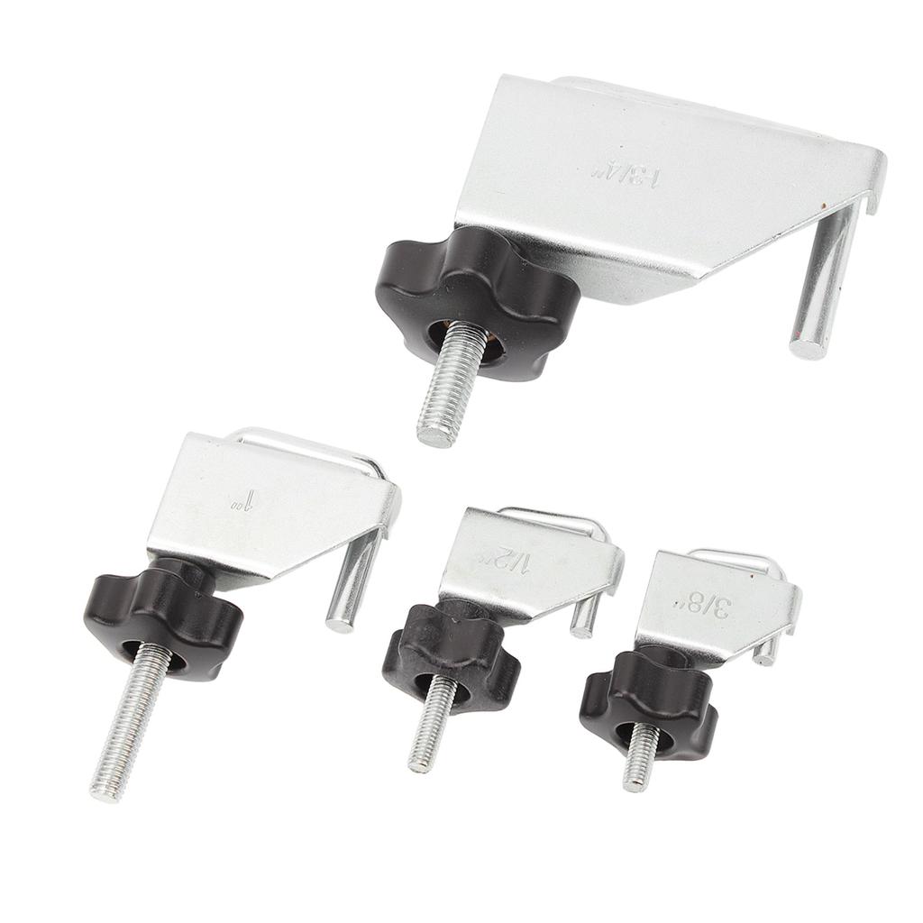 Conjunto de braçadeira de linha de fluido de radiador de vácuo de 4 peças, braçadeira de linha de aperto para linhas de aquecedor de transmissão