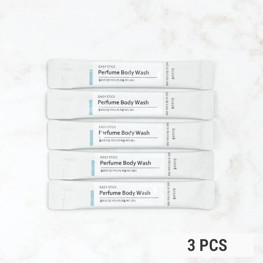 [DAISO] Flor de Man Easy Stick Perfume Body Wash 8 ml x 5 Sachets