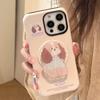 Cute Big Ear Dog Magnetic Bracket Apple 16 Mobile Phone Case IPhone 13 Suitable for 11 Philin 15 Promax Hard 14