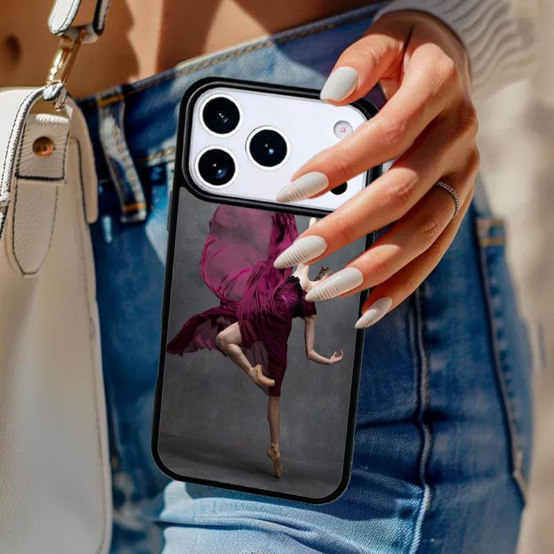 

Record Dress Dancer Phone Case For iPhone 17 Air 14 15 13 12 Max Cover For Apple 16e 11 Pro Max Plus Coque iPhone 17pro max