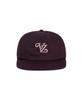 Bajal Leaf Vz Monogram 5-Panel Ball Cap Burgundy