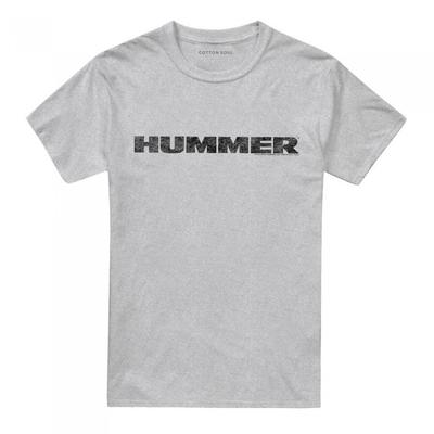 Hummer Unisex Adult Distressed Logo T-Shirt
