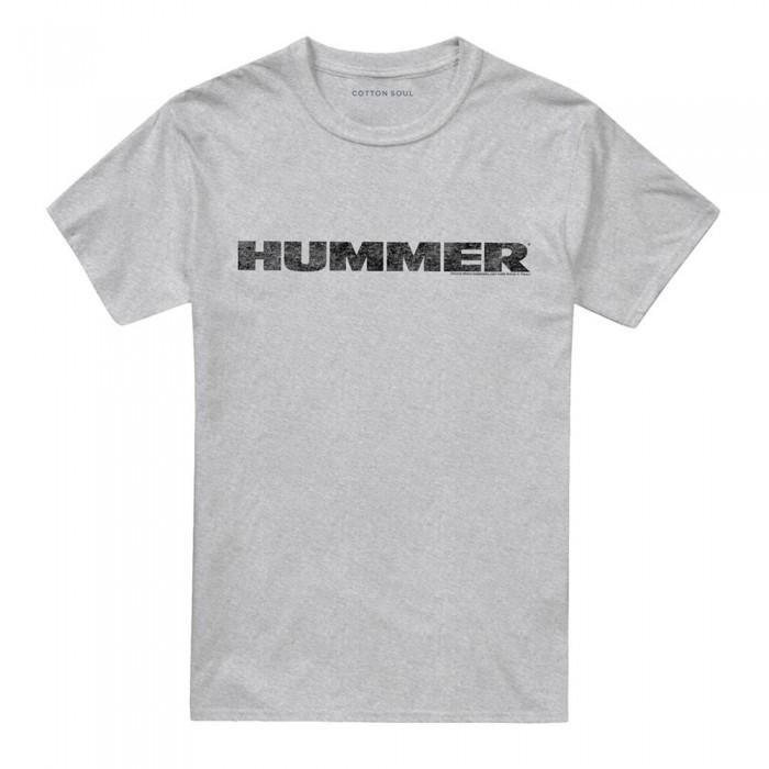 Hummer Unisex Adult Distressed Logo Heather T-Shirt
