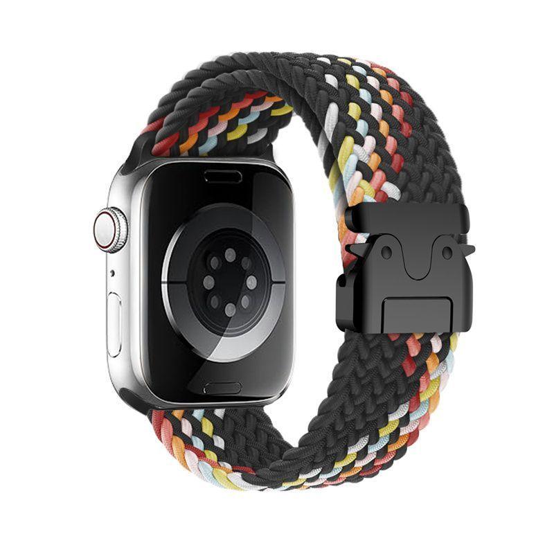 Braided Band For Apple Watch Straps 40 Mm 44mm 46mm 42mm 49mm 45mm 41mm 38mm Bracelet IWatch Series 10 SE 9 8 7 6 Ultra 2 Bands