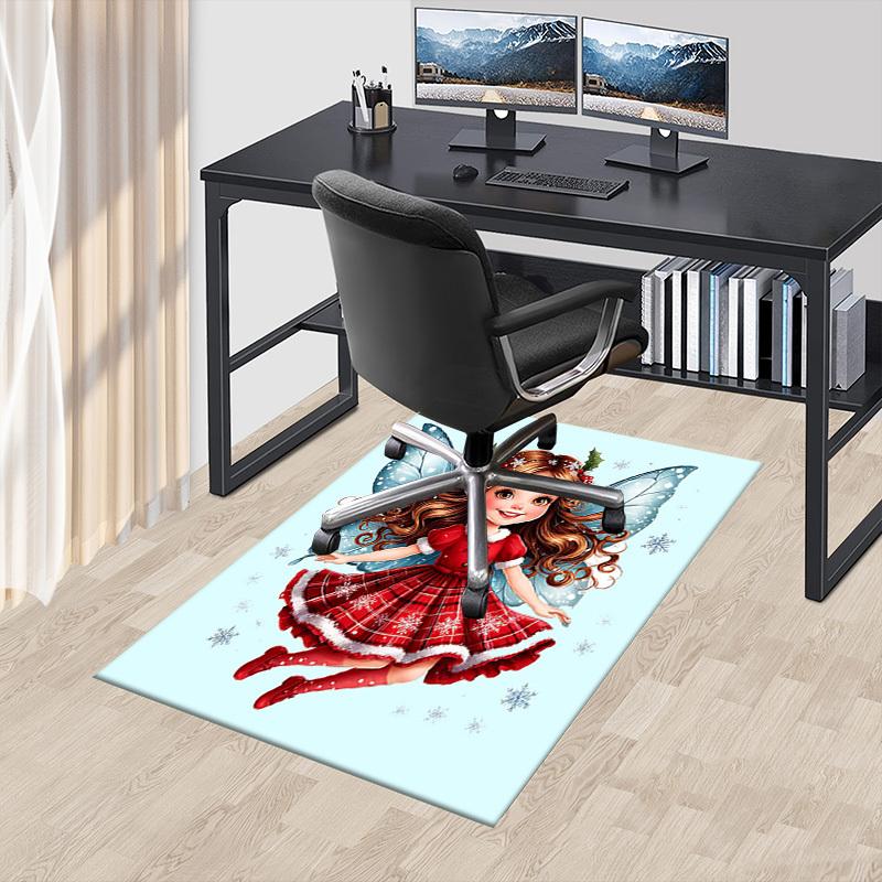 1PC Christmas, Fairy Extra Large Non Slip Floor carpet, Office, family, Studio   Large Area Rug Indoor Rugs, Bold Statement Piece