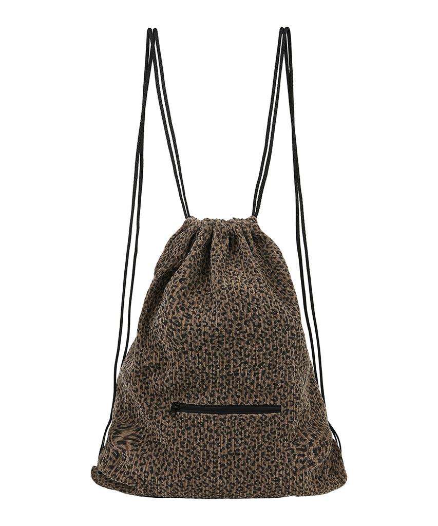 Ressac Leopard Embossed Gym Bag