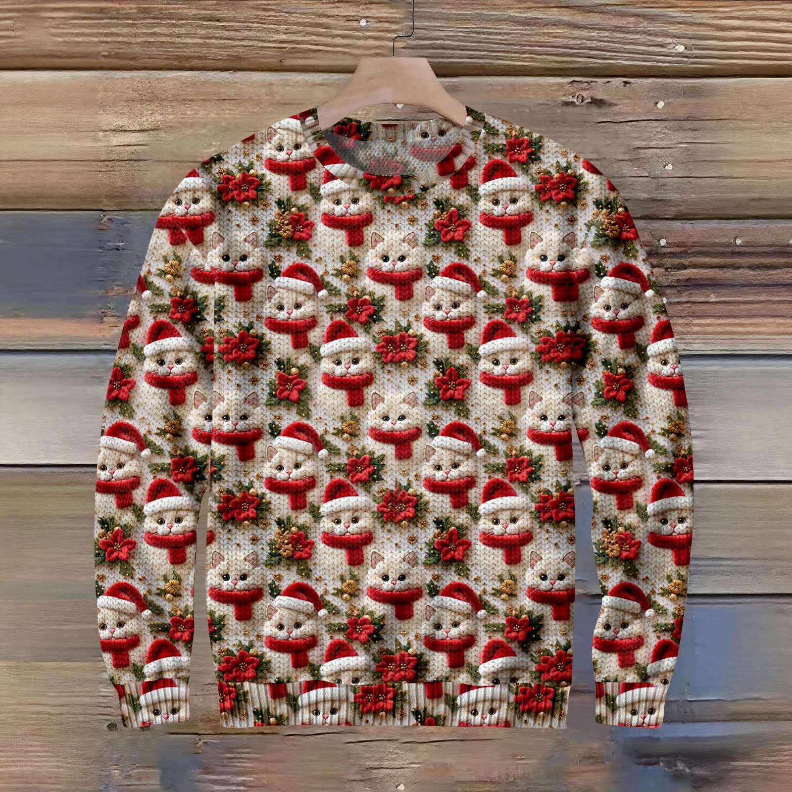 

Funny Christmas Sweater For Men And Women, Holiday Pullover 2025, Novelty Crewneck Sweatshirt, Festive Gift L