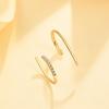 Bolaijewelry Σκουλαρίκια με διαμάντια με γάντζο 925 ασήμι 925 για γυναικεία μόδα Καλοκαίρι 2023 νέο