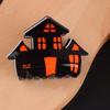 Bamboo Yao Halloween Ghost Pumpkin Hair Claw Clip - Quirky Shark Clip Hair Accessory for Women