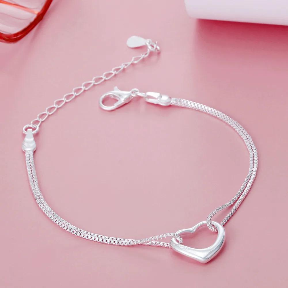 925 Silver Chain Stars Bracelets for Women Charms Fashion Designer Party Wedding Jewelry Holiday Gifts