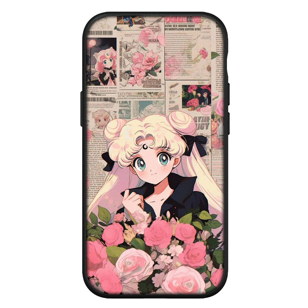 Hülle für iPhone 17 16 15 Xiaomi Poco Redmi Note 14 13 12 11 Pro Max 9 16e Samsung Galaxy S25 S24 S23 OPPO Huawei Mädchen Sailor Anime Mond Handyhülle