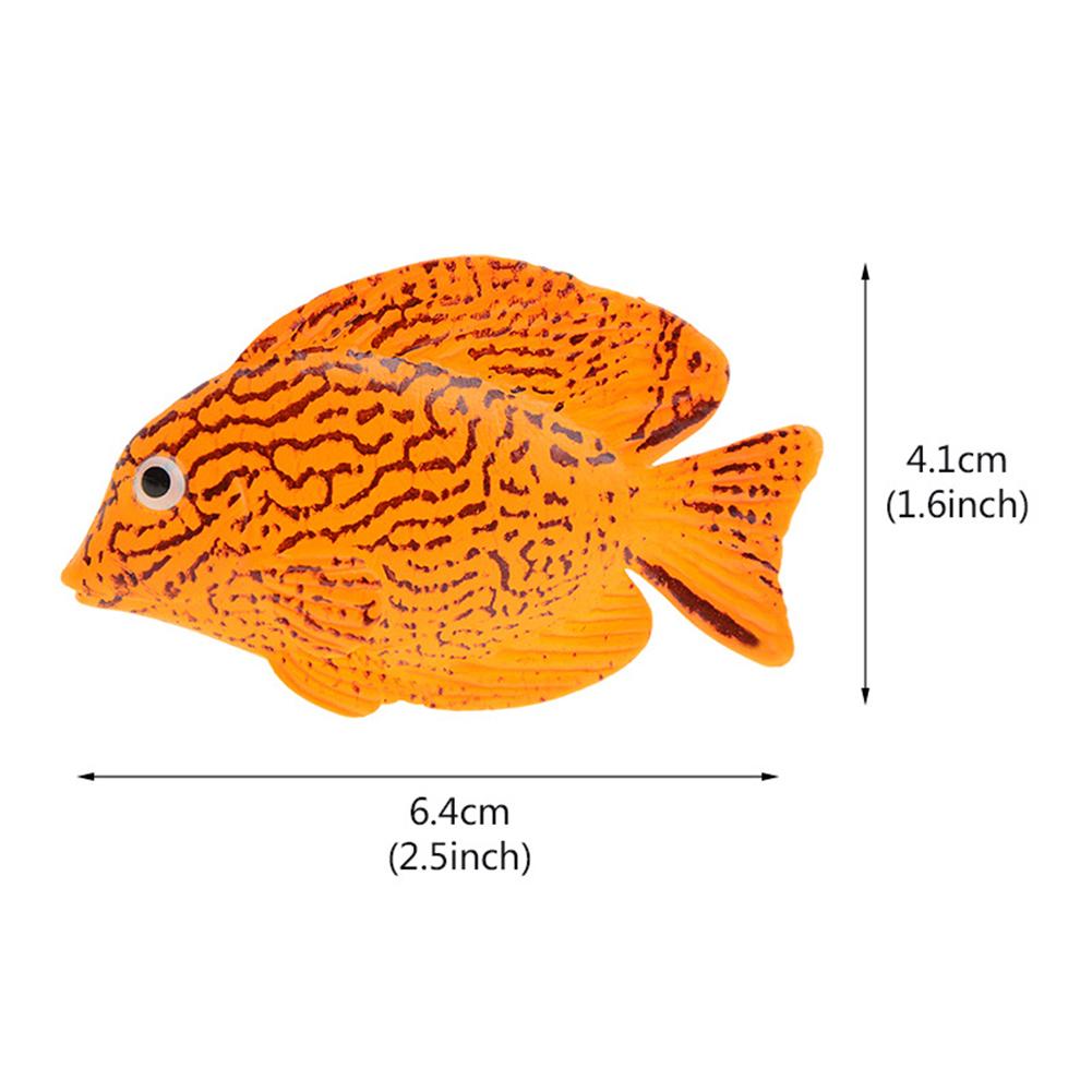 Simulation Luminous Fish Artificial Ornaments With Suction Cups For Aquarium Fish Tank Landscaping Decoration