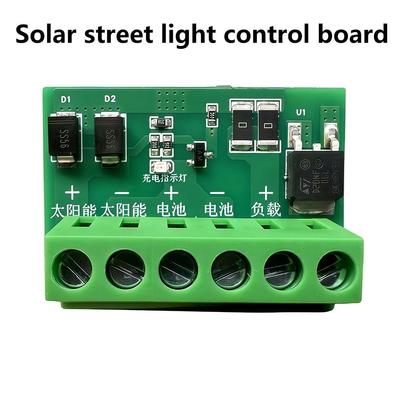 1Pcs Durable DC 6-45V Control Circuit Board 10A Fully Automatic Solar Street Light Board Auto On Off Light Drive Control Board
