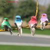 (YOUU06)1 piece of realistic feathered bird, colorful foam bird, for garden and landscape decoration, craftwork.