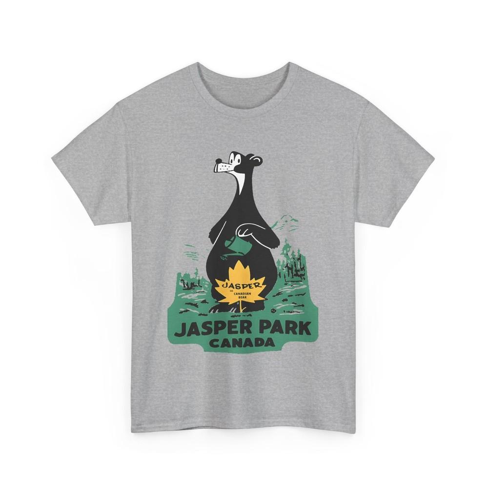 

1950s jasper national park patch tshirt S