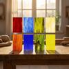 8 Pieces Glass Sheets Easy for Ornament Making, Mosaic Makers