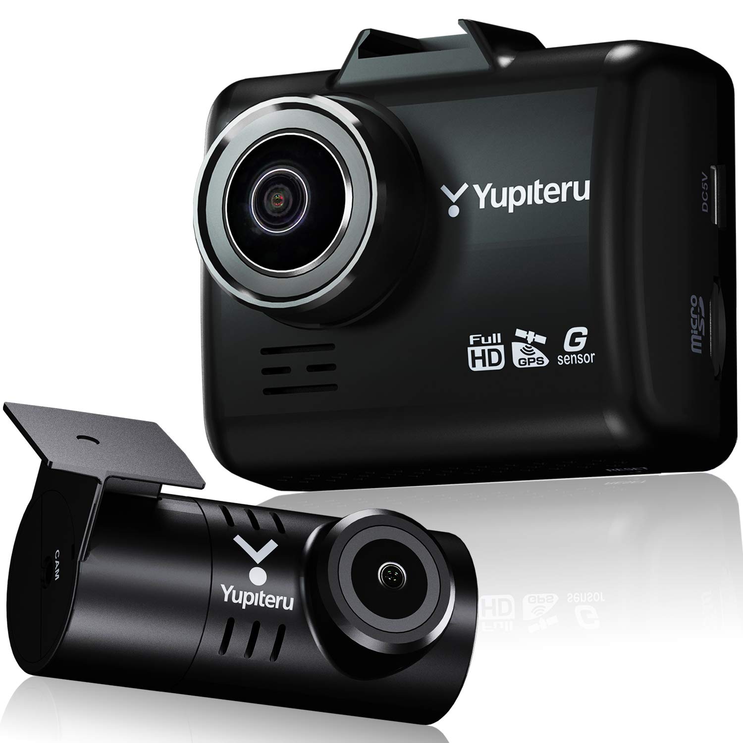 

Yupiteru Передняя и Задняя Двойная Камера Dash 2 Полное Шумоподавление Ночная Съемка SONY CMOS LED Сигнал Специальная microSD Функция Мониторинга Парковки Y-200R Камера, чёрный