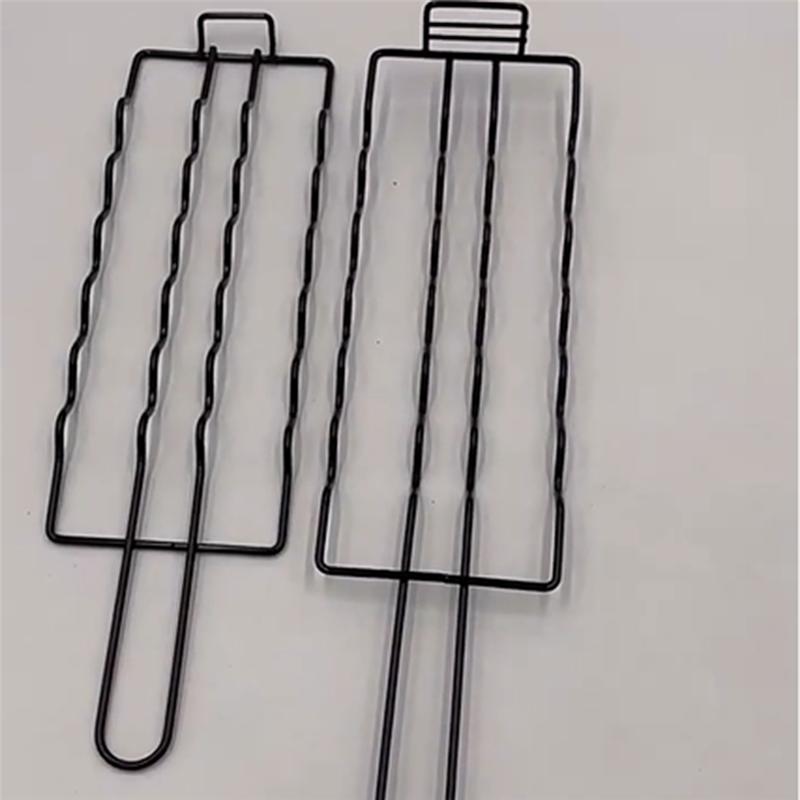 Хороший-BBQ Гриль для хот-догов Сосиска Запеченная корзина Зажим для жареной рыбы Антипригарный Ветчина Сосиска Хот-дог Корзина для барбекю