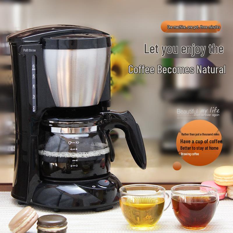Compact Drip Coffee & Tea Maker with Auto Insulation