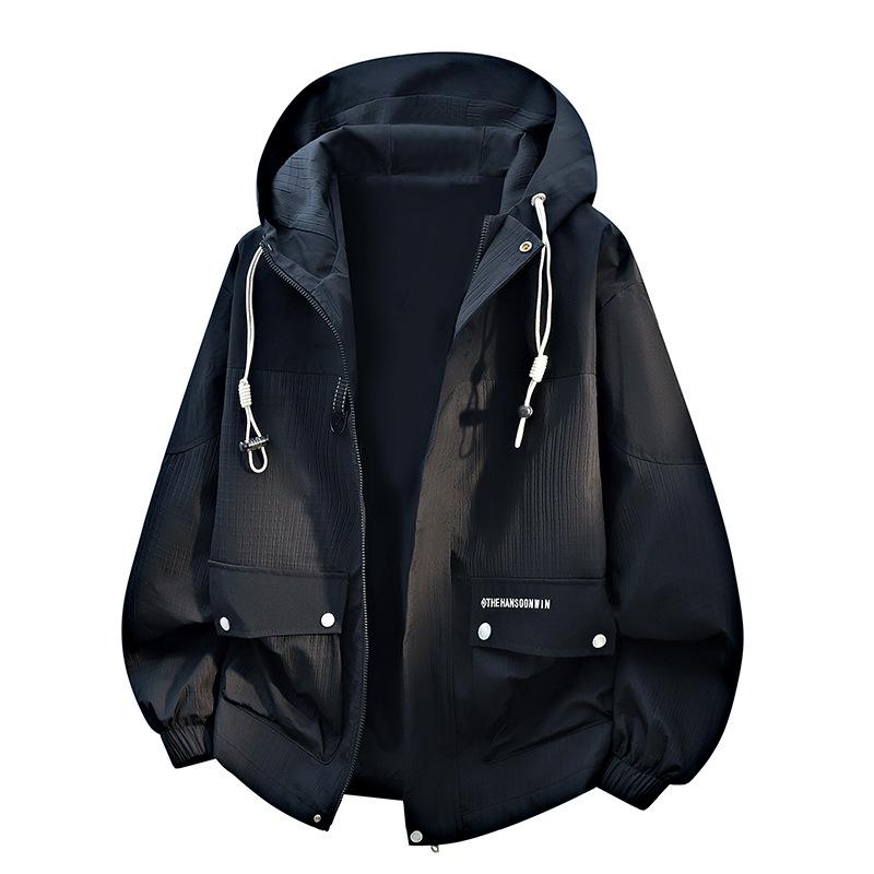 2026 Men's Hooded Windproof Waterproof Mountaineering Jacket - Spring/Autumn