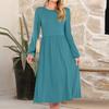Women's Fashionable Loose Round Neck Dress
