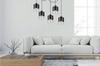 MODERN GLASS SPIDER CEILING HANGING LAMP