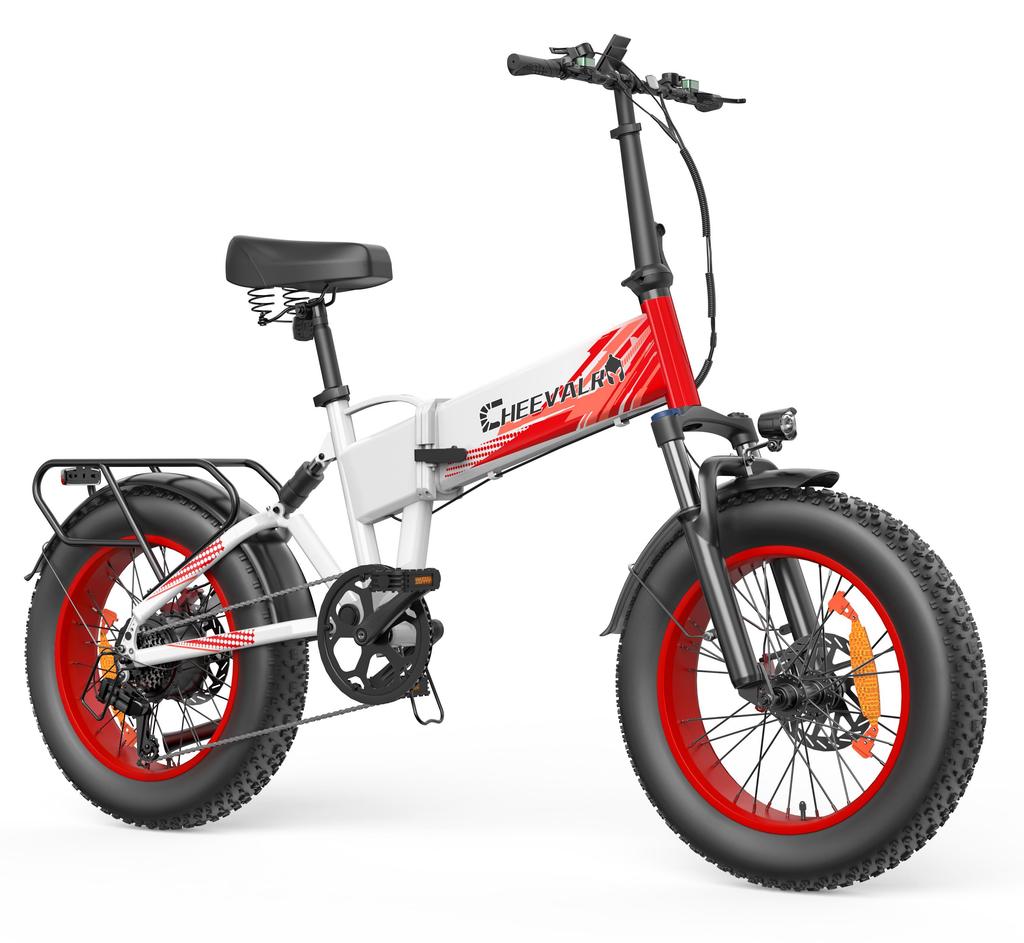 Cheevalry CF1000-1 All-Terrain Electric Bicycle 1000W Motor 48V20Ah Battery 20 Inch Fat Tires 150KG Load Outdoor Riding E-Mountain Bike