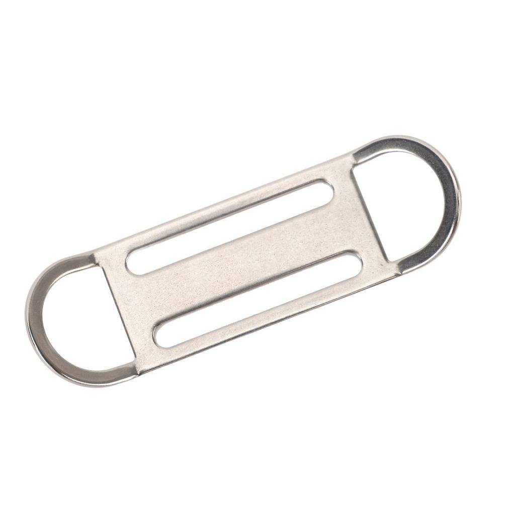 Diving Side Mount Bilateral D Ring Buckle 316 Stainless Steel Diving Webbing Strap Keeper Sidemount BCD Fixing Buckle for Scuba BCD Accessories