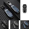 Zinc Alloy Leather Car Smart Key Fob Case Cover Bag For Lincoln MKX MKZ MKC