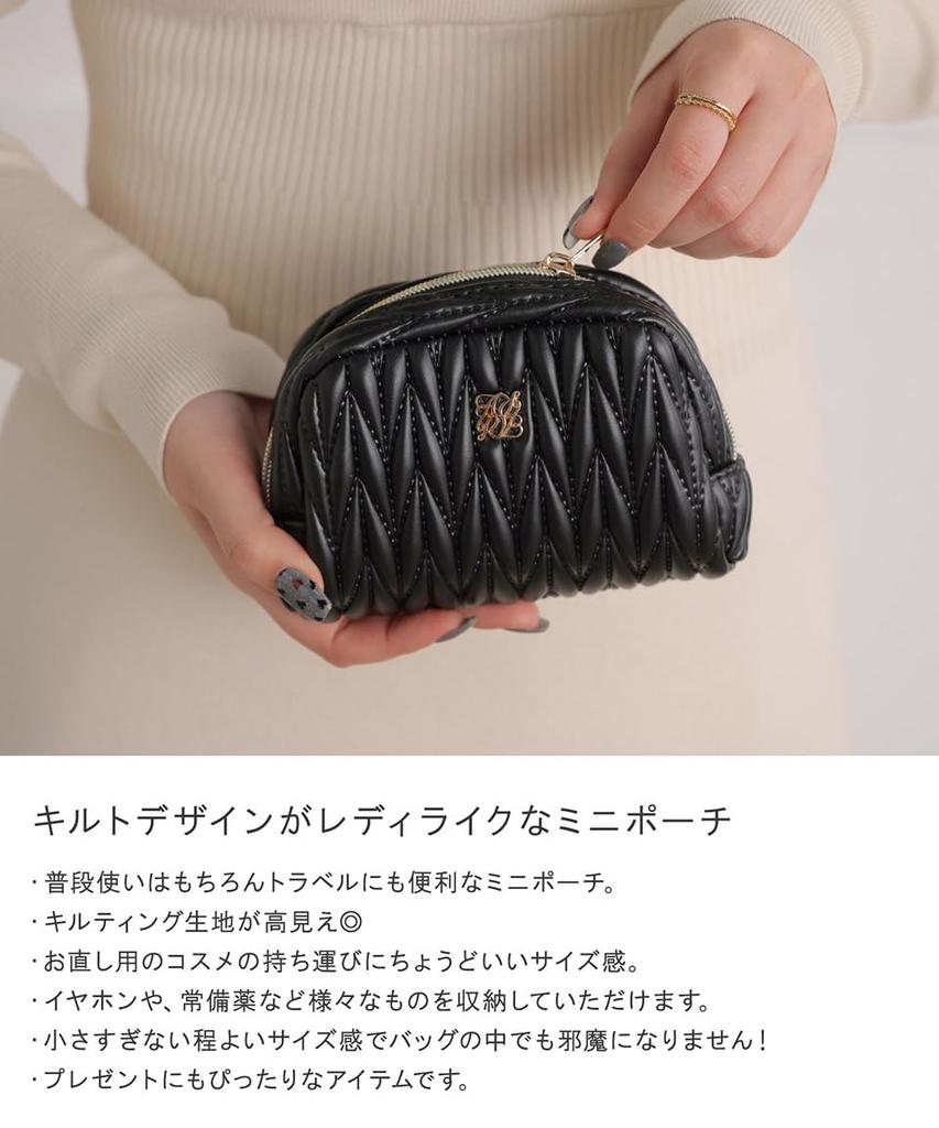 Altro Rose Pink Portable Cosmetic Makeup Makeup Accessories Pouch, Pouch, Pouch, Pouch, Cosmetics, Storage, Quilted, Rosia, Cute, 333193-16