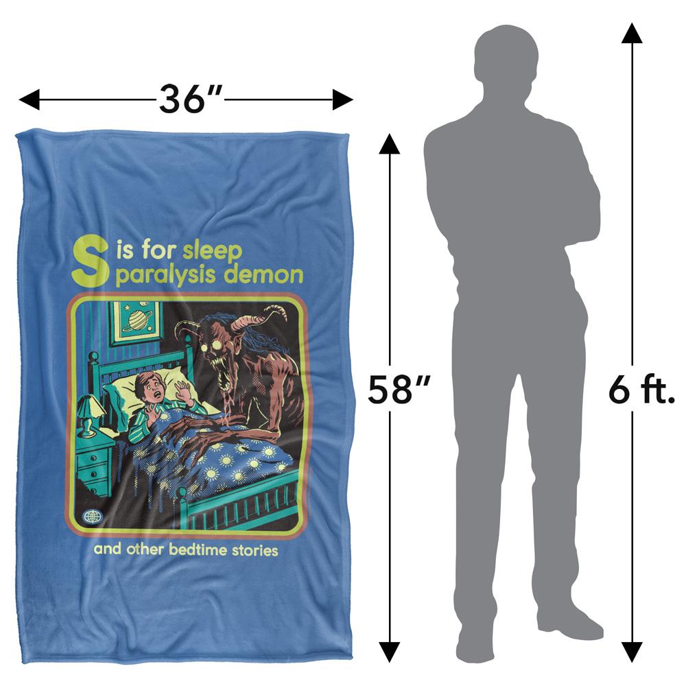 Steven Rhodes Sleep Paralysis Demon Silky Soft Touch Blanket