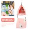 Pet Sleeping Nest Warm Cotton Hut for Hedgehog Squirrel Guinea Pig Resting Bed Comfortable House Hamster Rabbit Winter for Pet
