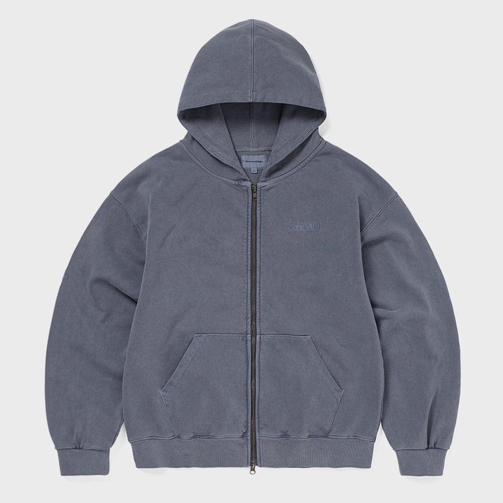 

Этот Зимний Синий Худи на Молнии с Вафельной Подкладкой S