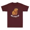 Ok I Pull Up Funny Capybara Glasses Dank Meme Novelty Unisexs Short Sleeve Tshirt