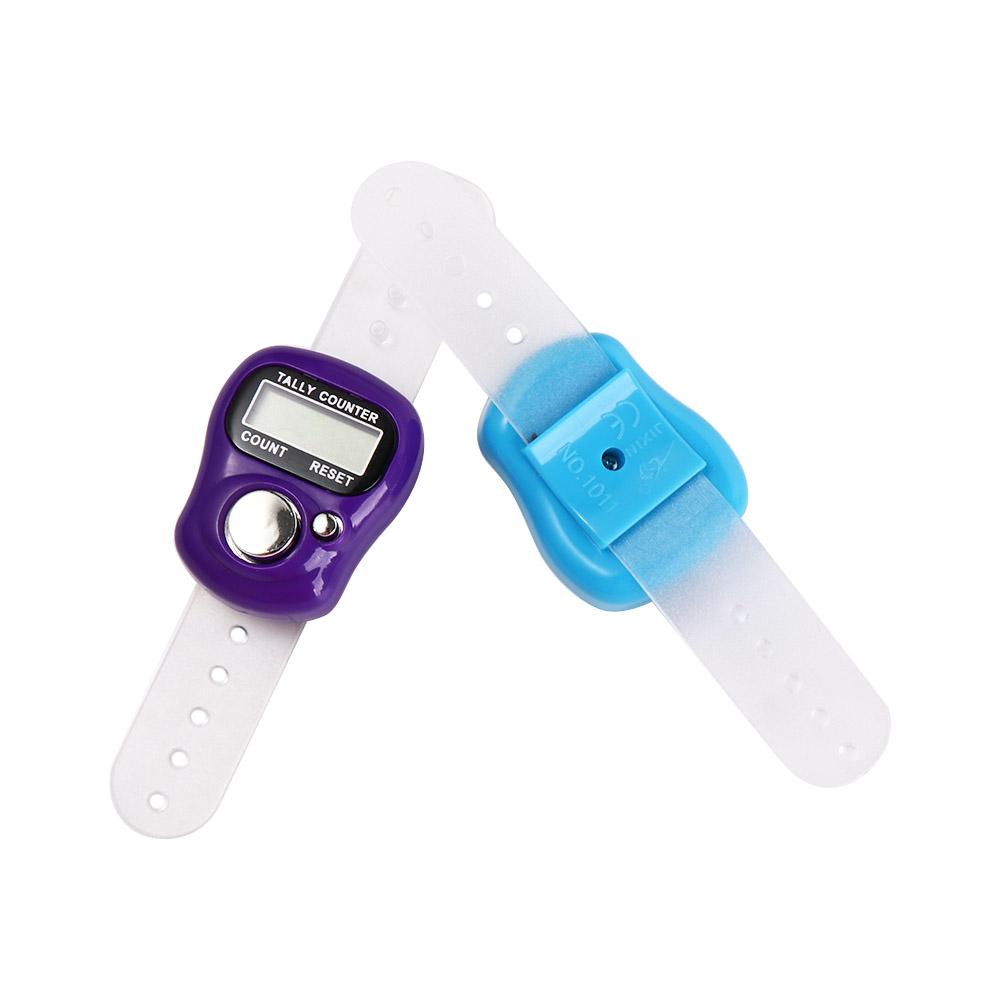 Weave Tools Mini Finger Ring Tally Counter Electronic Hand Held Knitting Row Counter Digital Stroke Counters Scoring Tool 1