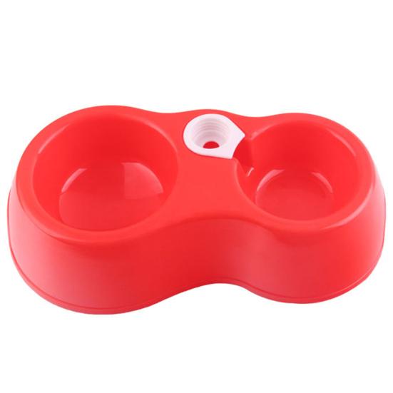 Cat Dog Drinking Fountain Pet Double Bowl Dual-purpose Pluggable Water Bottle