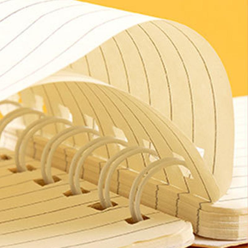 2Pcs Blue Rose Flower Pattern Cartoon A7 Coil Book Pocket Mini Notebook Diary Portable Office Notepad Daily Weekly Planner School Supplies Holiday Gi