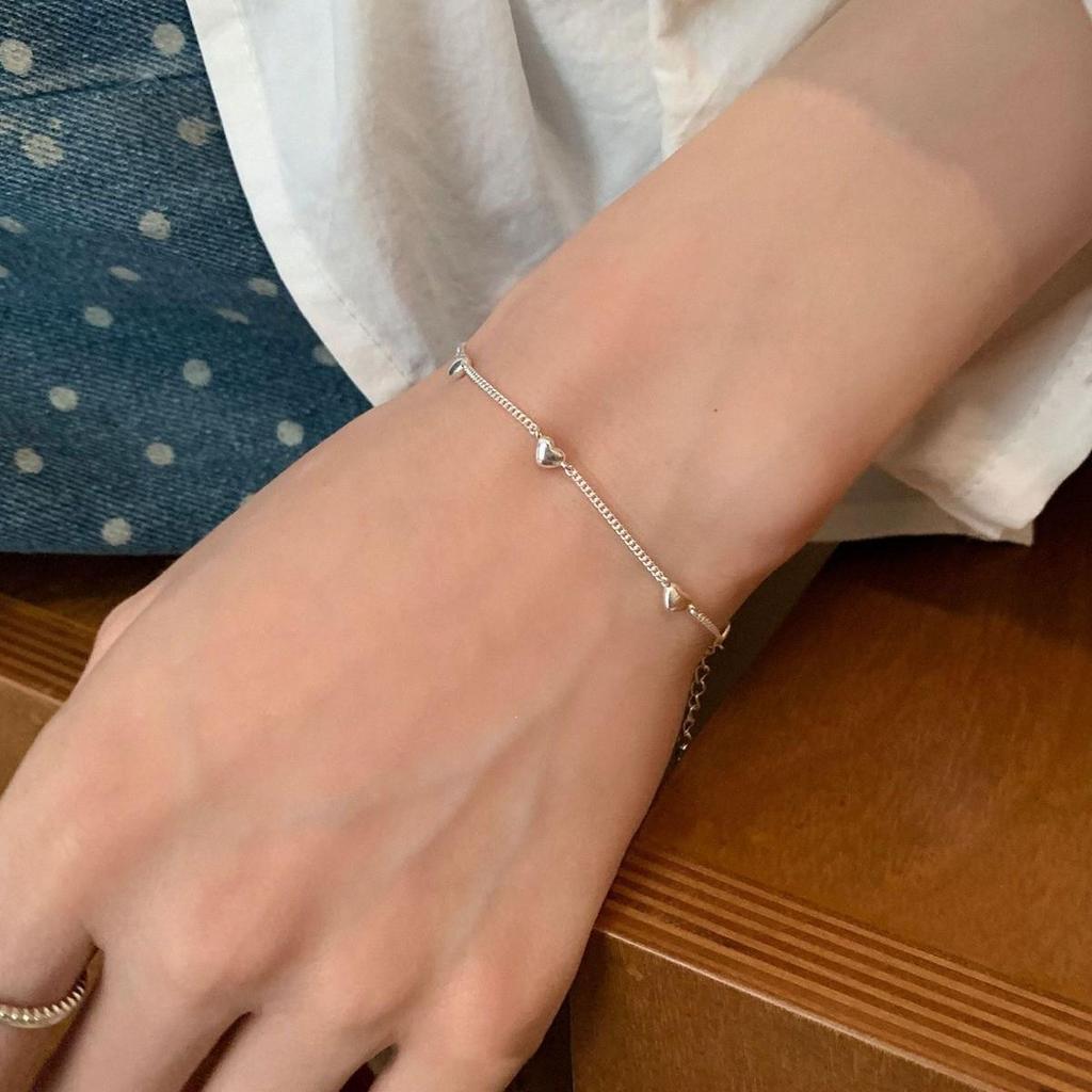 Korean Pearl & Sterling Silver Beaded Bracelet: Non-Fading, Summer Women's High-End Jewelry.