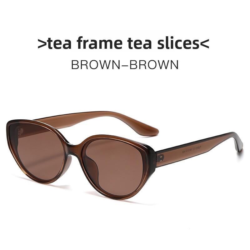 

Солнцезащитные очки Gm женские «Кошачий глаз» с защитой UV400 и поляризационными линзами для моды, повседневной носки и сценических выступлений CaramelBrown