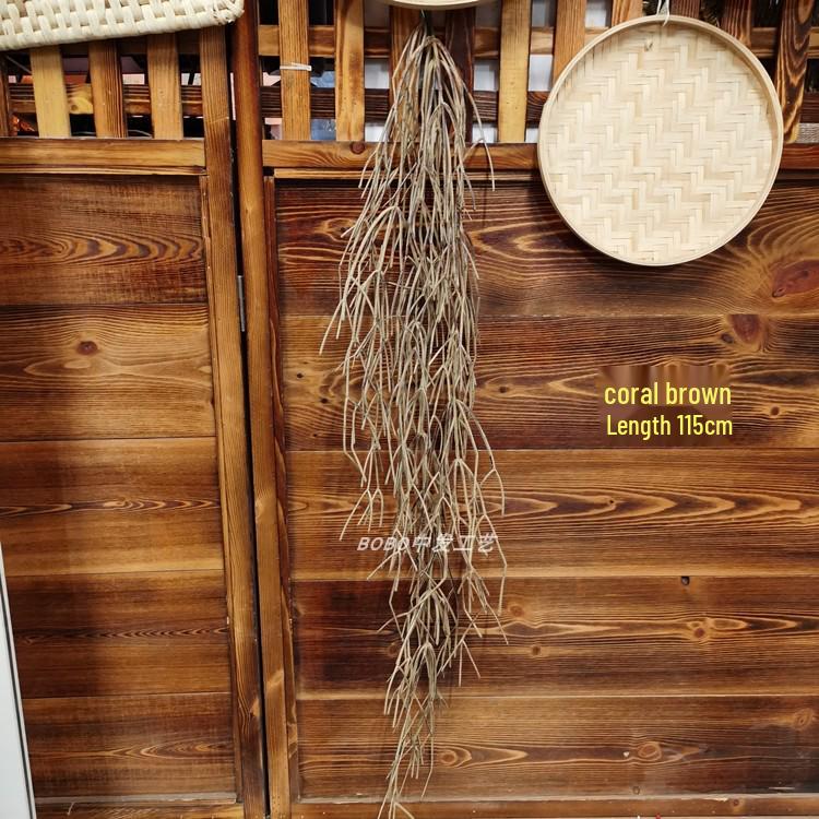Artificial Spider Plant & Fern Hanging Decor - Trailing Green Vines for Wall & Ceiling