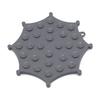 Polygonal Waterproof Silicone Pet Slow Food Mat Non-Slip Portable Keep Healthy Dog Bowl with Suction Cups Gamelle Pour Chien