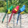 Multicolor Artificial Bird Model Foam Garden Decorative Bird Simulation Parrot  Garden Ornament