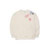 MLB New York Yankees Sweatshirts Unisex Ecru Crew Neck Moderate Regular 3AMTG0214-50CRS
