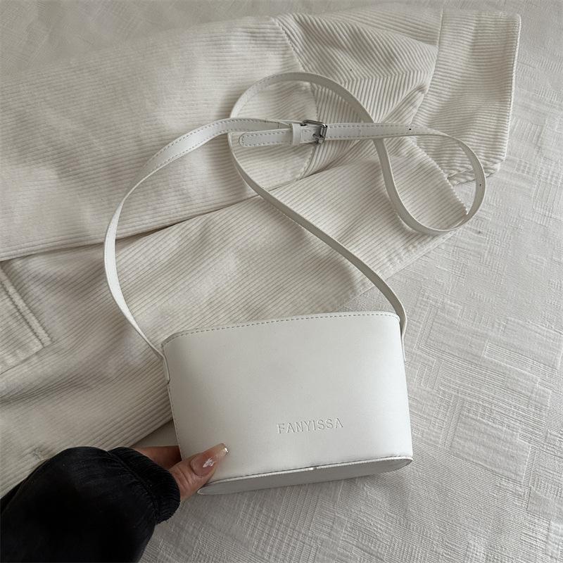 Korean Mini Bucket Bag Trendy Simple PU Leather Shoulder Bag For Girls Casual Daily Shopping Travel School Fashion Satchel